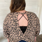 Open Back Leopard Top