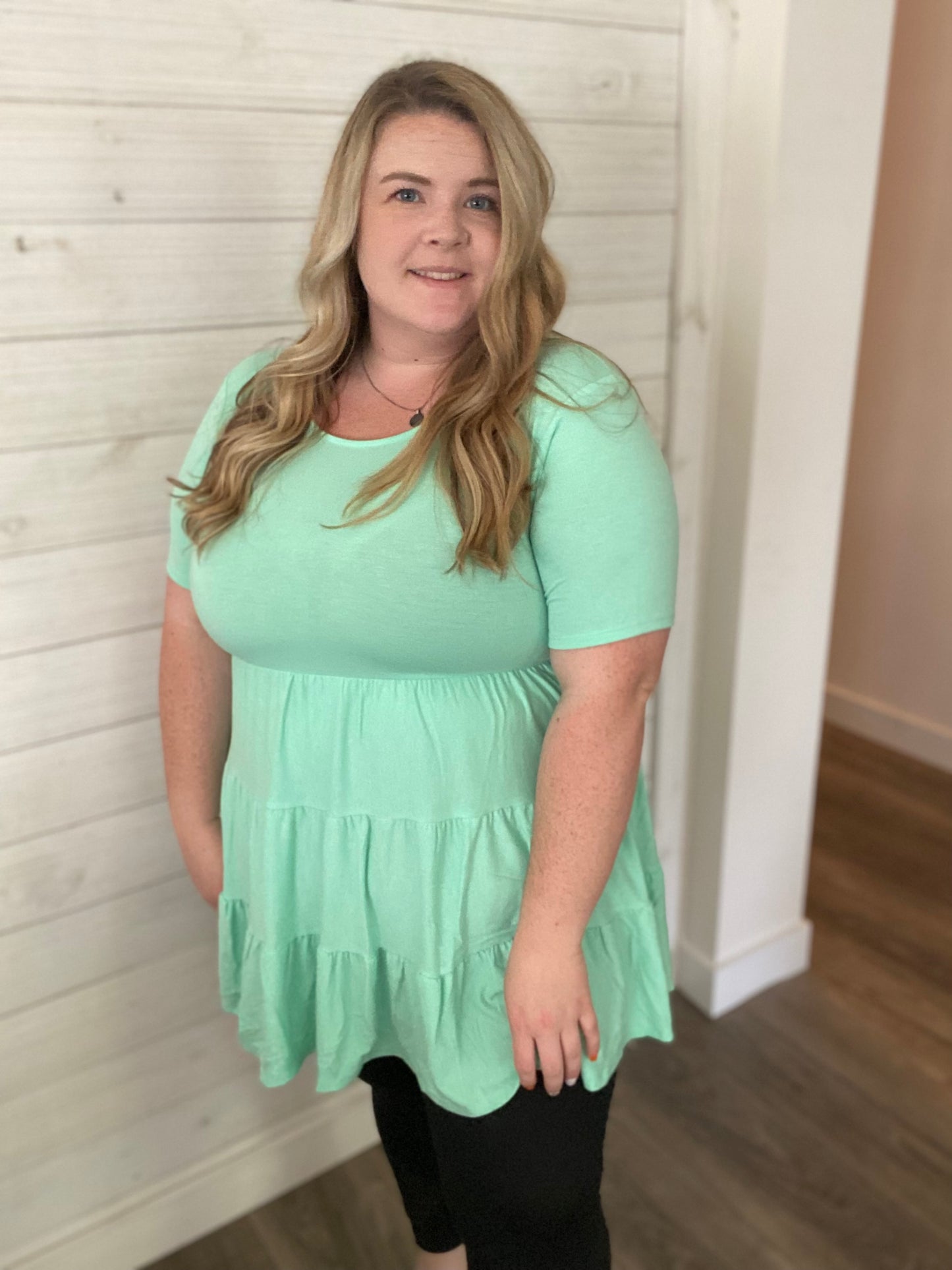 Mint Tunic Top