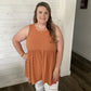 Butter Orange Tunic Tank