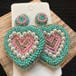 All My Love Beaded Heart Earrings