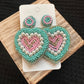 All My Love Beaded Heart Earrings