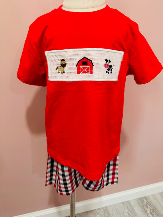 Barnyard Top and Shorts Set