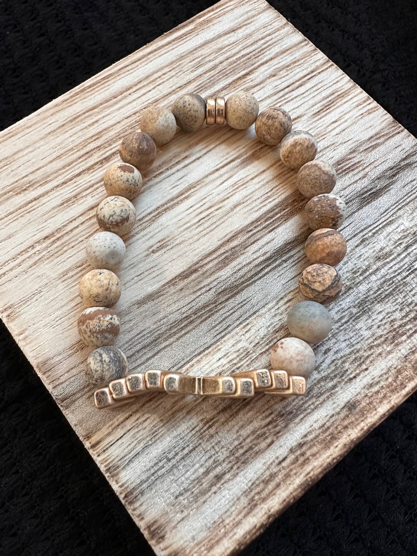 Brown Beaded Bracelet