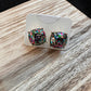 Multi color Glitter Studs