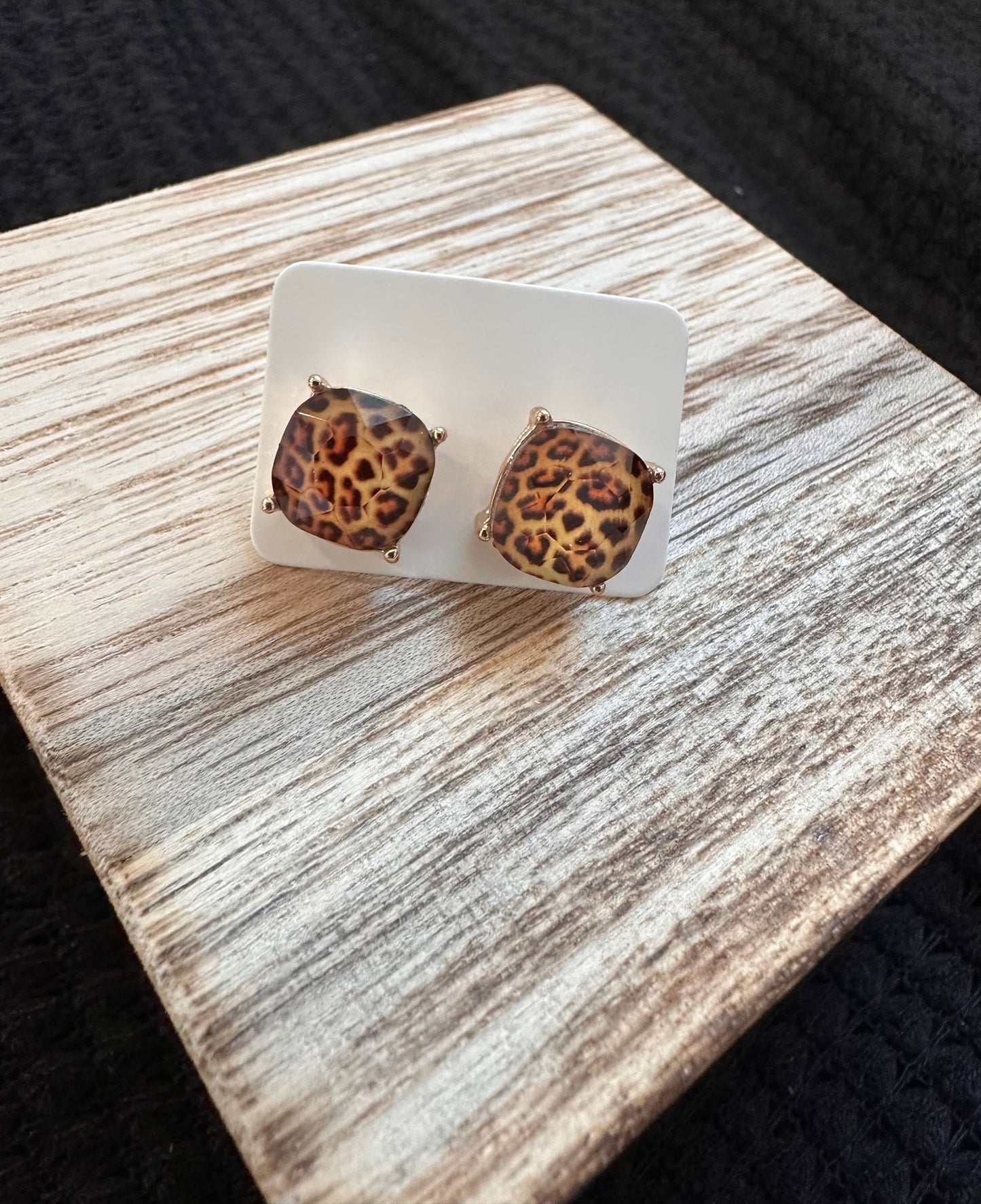 Leopard Studs