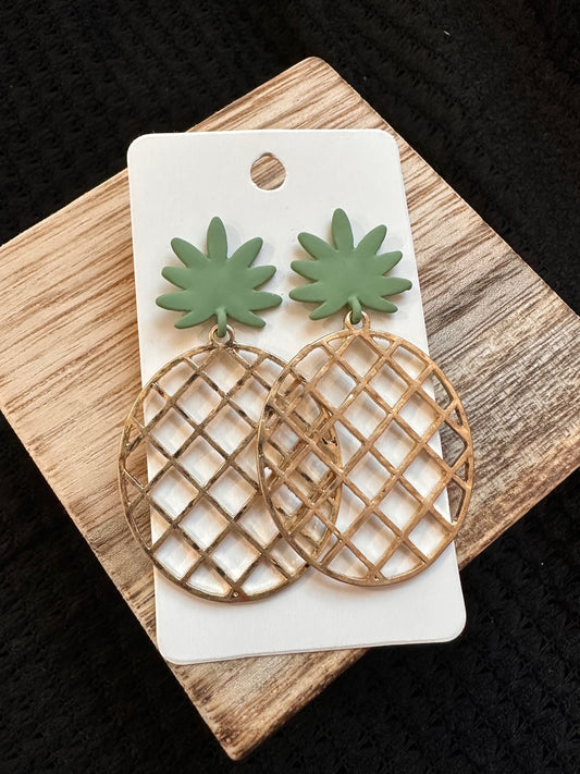 Pineapple Earrings