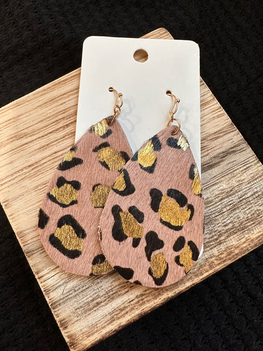 Mocha Leopard Earrings