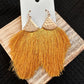 Mustard Tassel Earrings