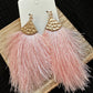 Pink Tassel Earrings