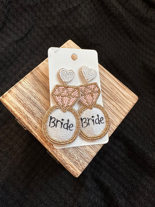 Bride Beaded Earrings