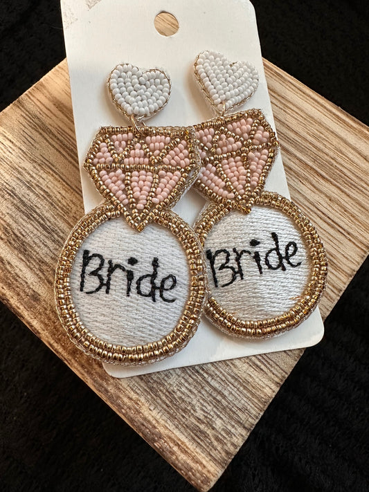 Bride Beaded Earrings