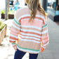 Fall Vibes Striped Cardigan