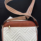 White Quilted Crossbody