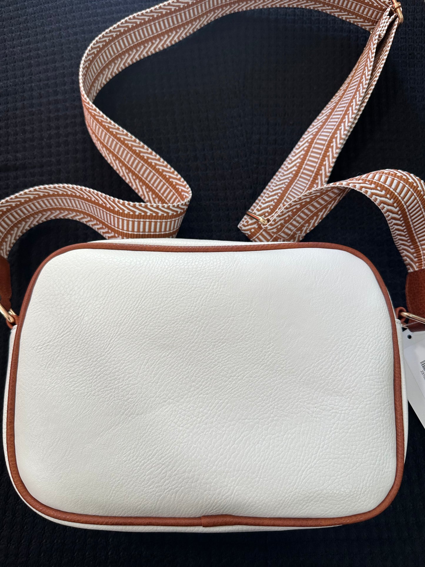 White Quilted Crossbody