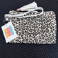 Leopard Wristlet