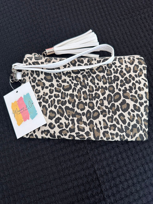 Leopard Wristlet